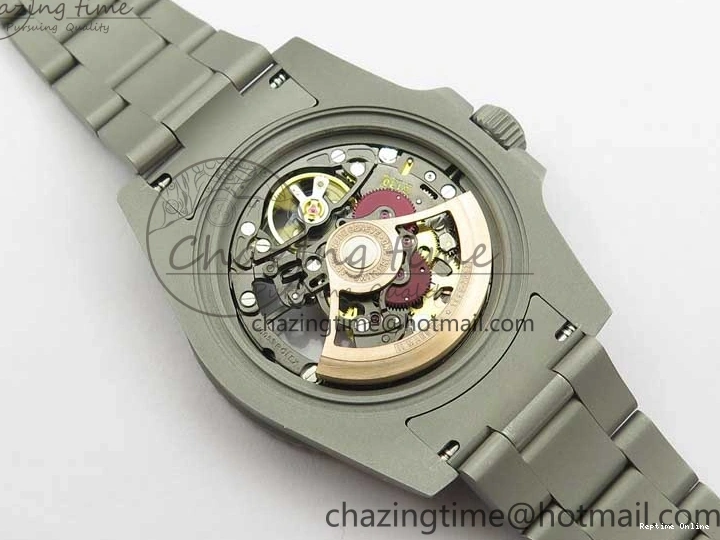 0522 Submariner 116610 Andrea Pirlo Sandblasted ROF Best Edition Carbon Bezel on Skeleton DIal SA TimelessDesign 2789